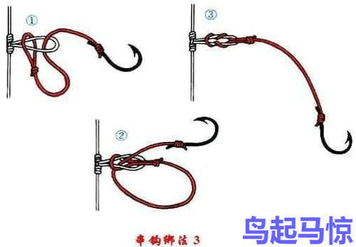 串钩的绑法及串钩钓鱼技巧是什么,串钩绑法钓鱼