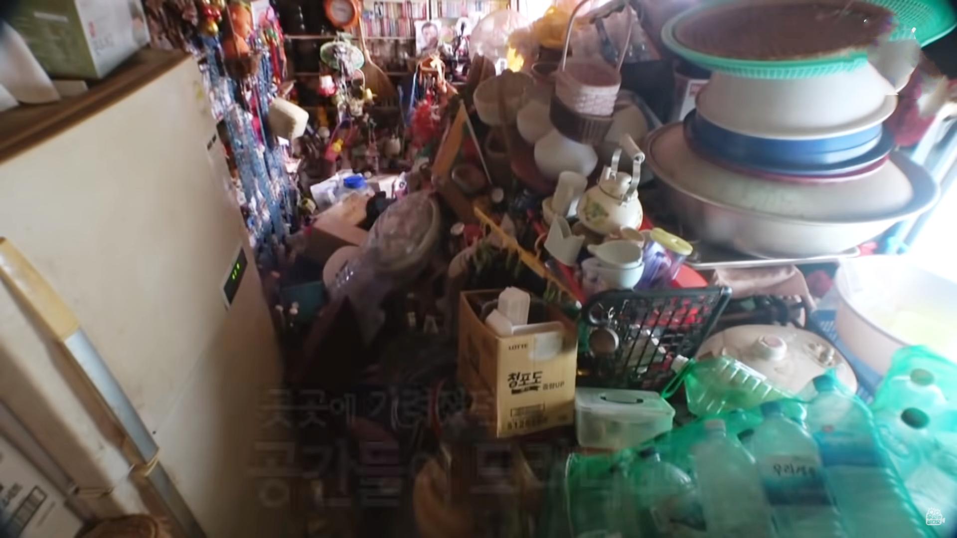 韩国老太独居深山40年,囤积癖老人去世