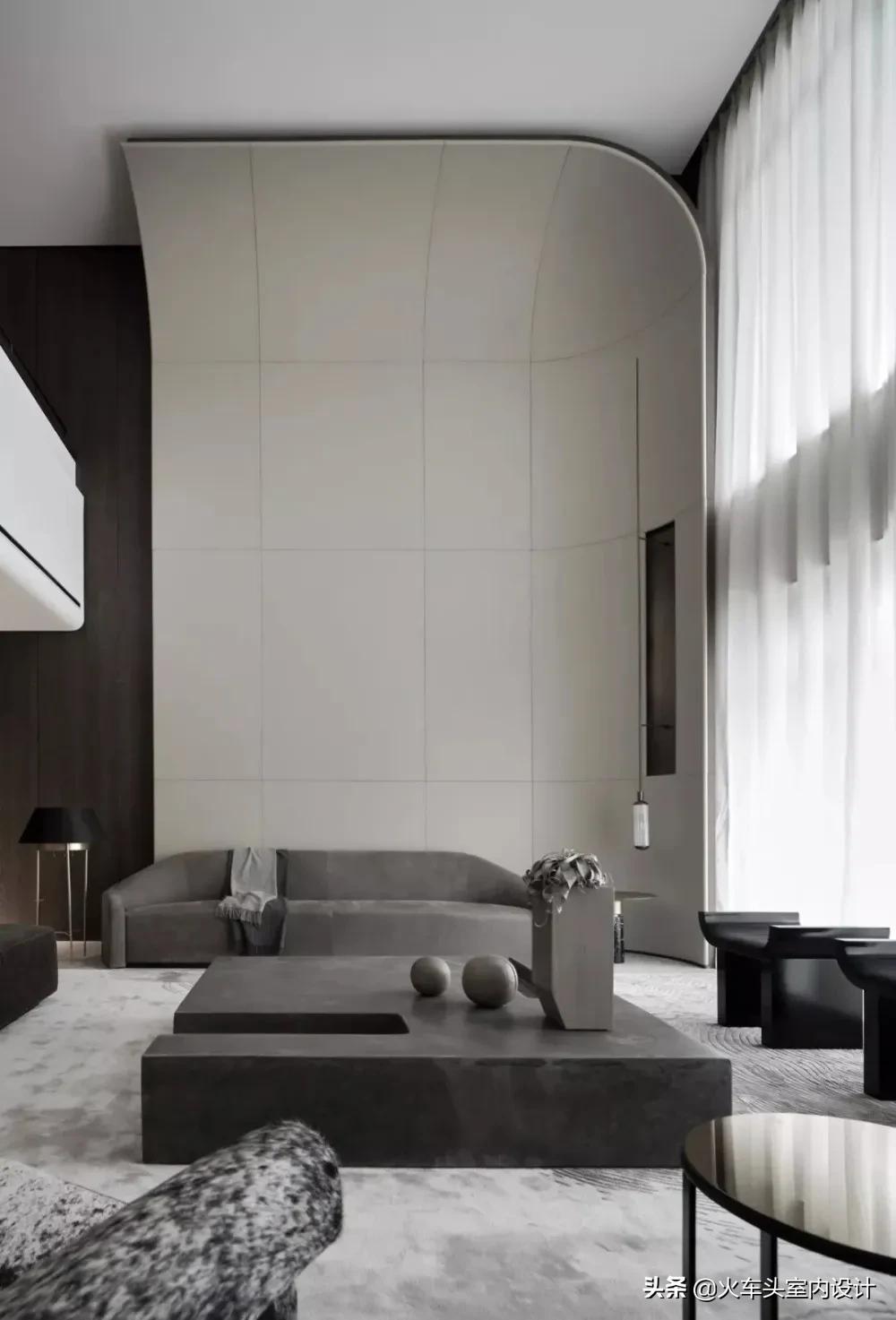 80款挑空客厅设计,大宅就该有这气势