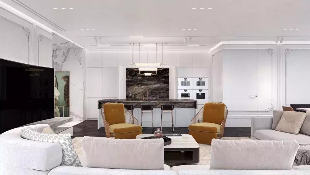 优雅现代法式风家装,简约经典诠释法式优雅