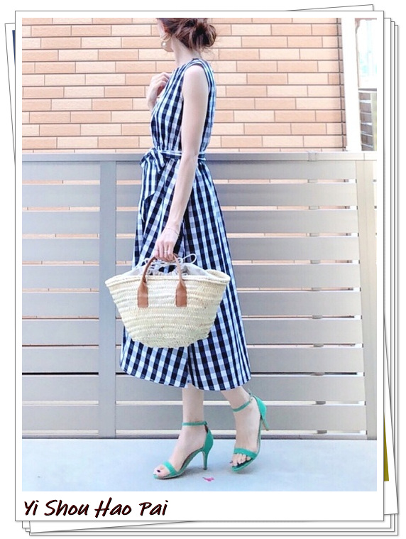 40至50时尚连衣裙穿搭,日系百褶连衣裙穿搭