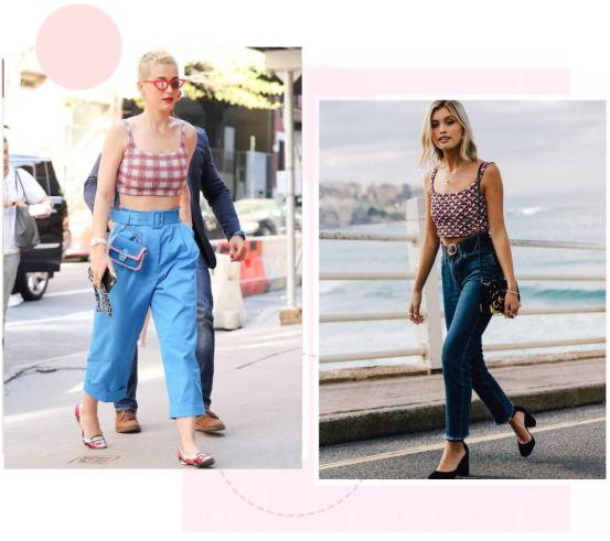 今年流行的简约风穿搭,简约时尚格子衣