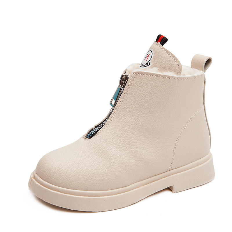 童鞋男童1-3岁秋冬马丁靴加绒,男童冬季加绒马丁靴爆款2022新款