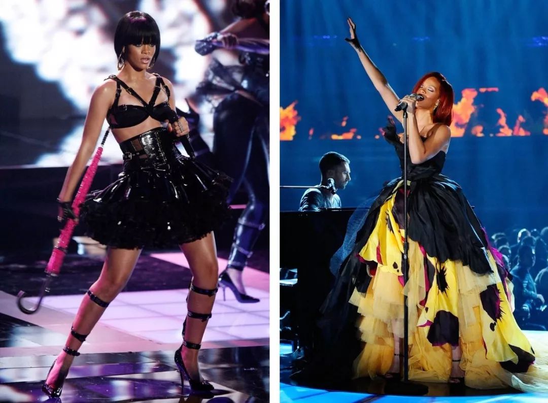 蕾哈娜同款文胸,维密大秀歌曲现场蕾哈娜