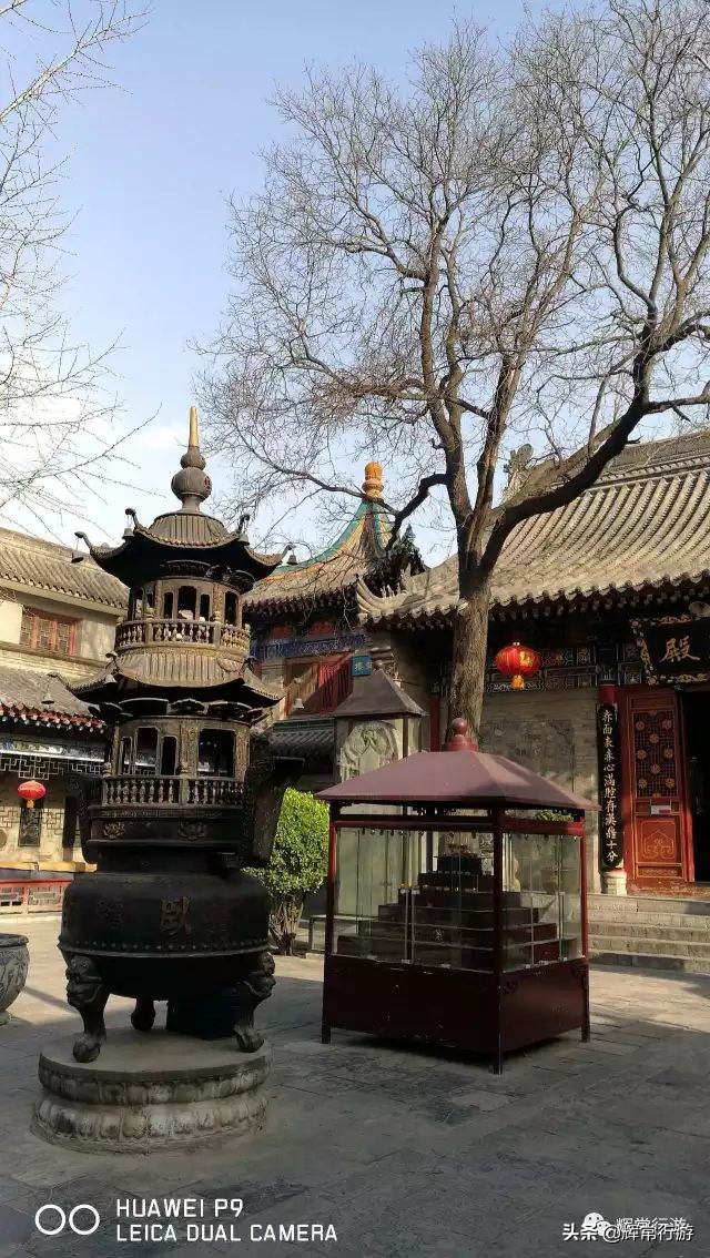 西安市东大街著名寺院卧龙寺,西安古寺青龙寺