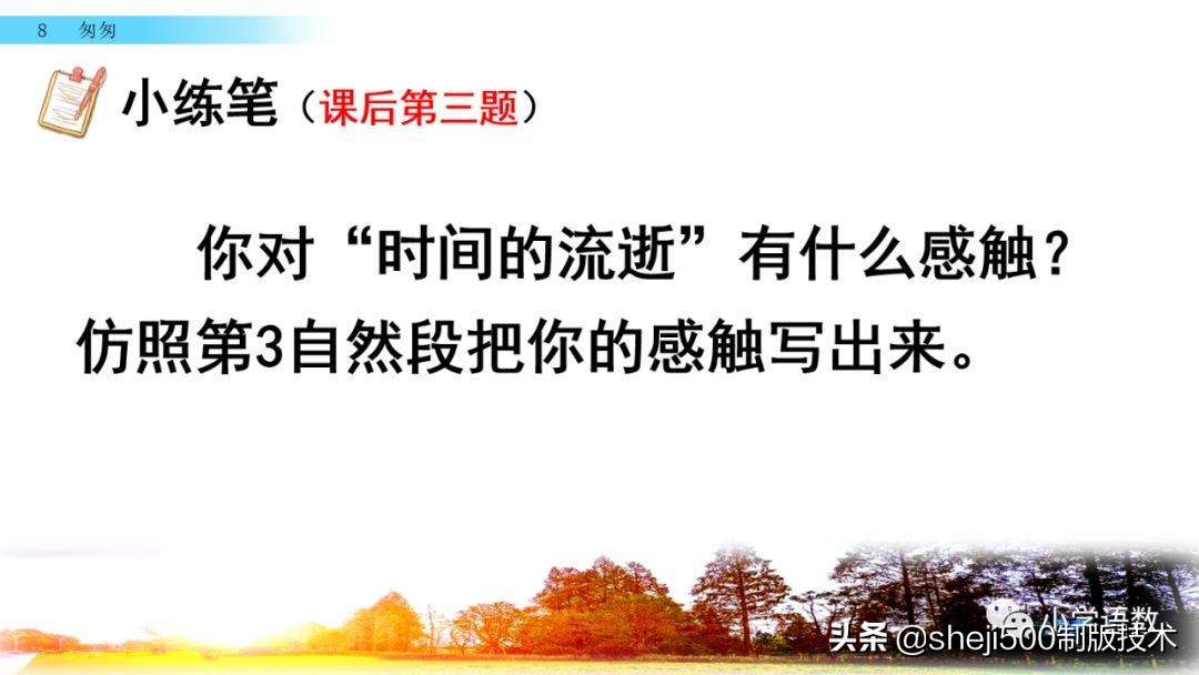 六年级下册语文书8课匆匆的预习,部编版六年级下第八课匆匆讲解