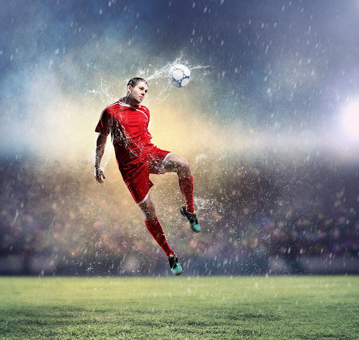 头顶足球不痛吗,头顶足球