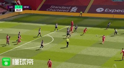 纽卡的圣马克西曼过人,利物浦纽卡圣马克西曼