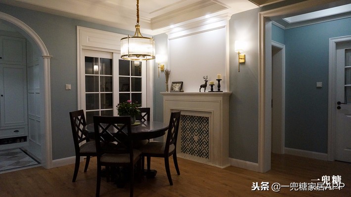 美式风格装修110平,150平美式轻奢大气风装修