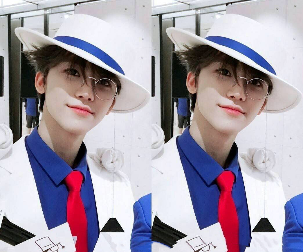 日本网友cosplay,基德cos帽子