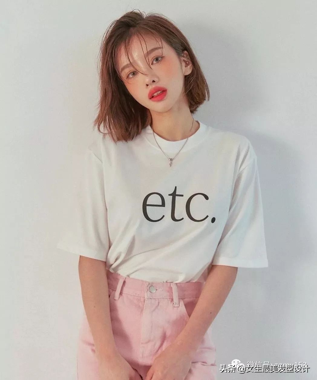 少女心爆棚的中短发,学生党能扎起来的短发推荐