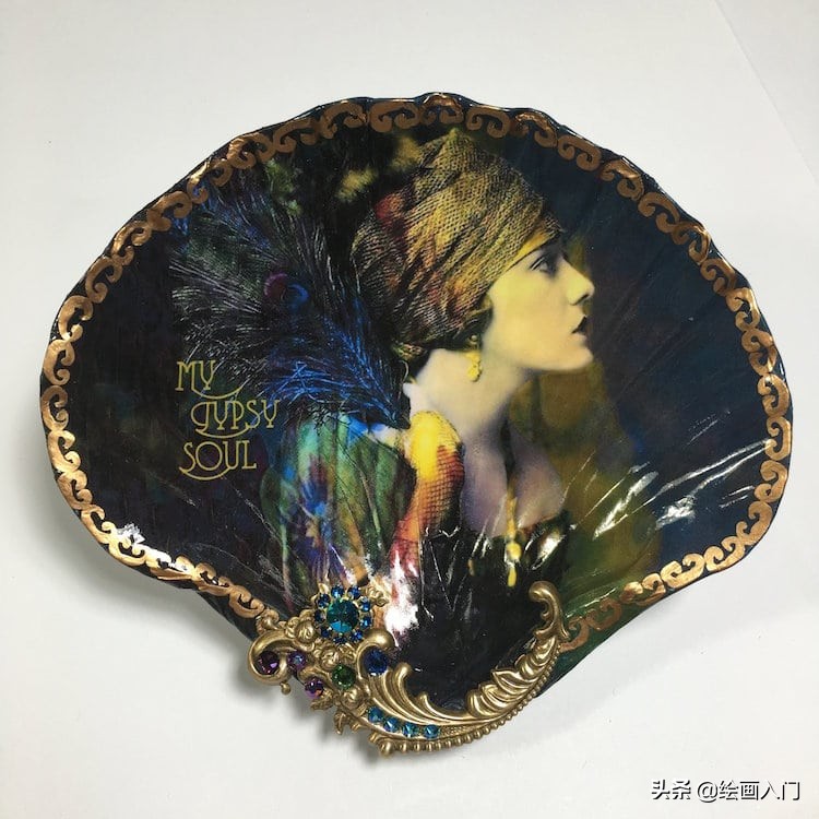 把贝壳做成精美饰品教程,古代贝壳装饰画