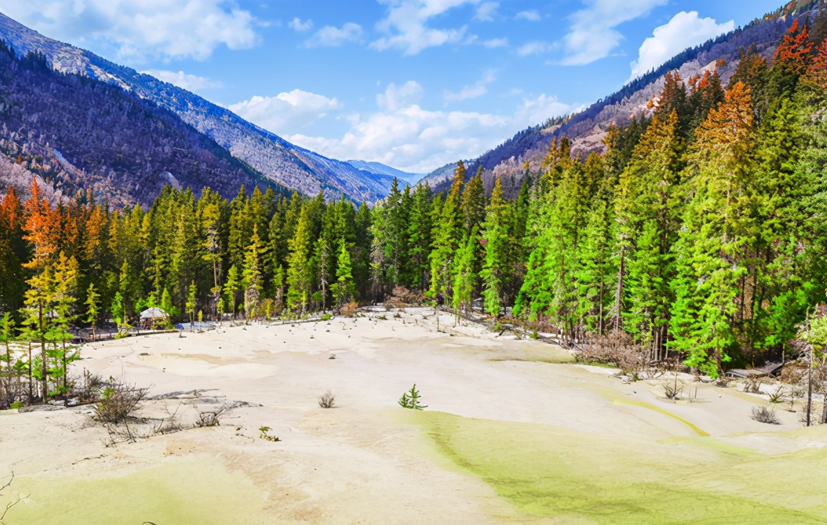 九寨沟最美的一处景点,九寨沟风景区好山好水好风光