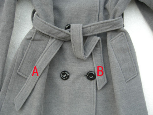 大衣背后蝴蝶结最简单打法慢动作,大衣腰带系法钻石结慢动作教程