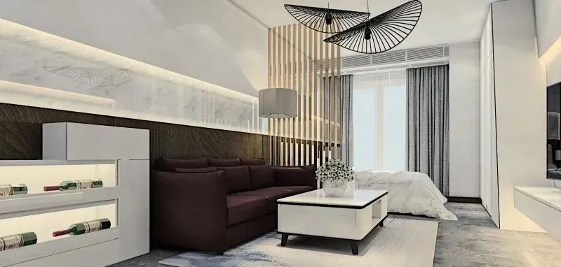 套内100平客餐厅装修效果,20人以上高端餐厅包间装修