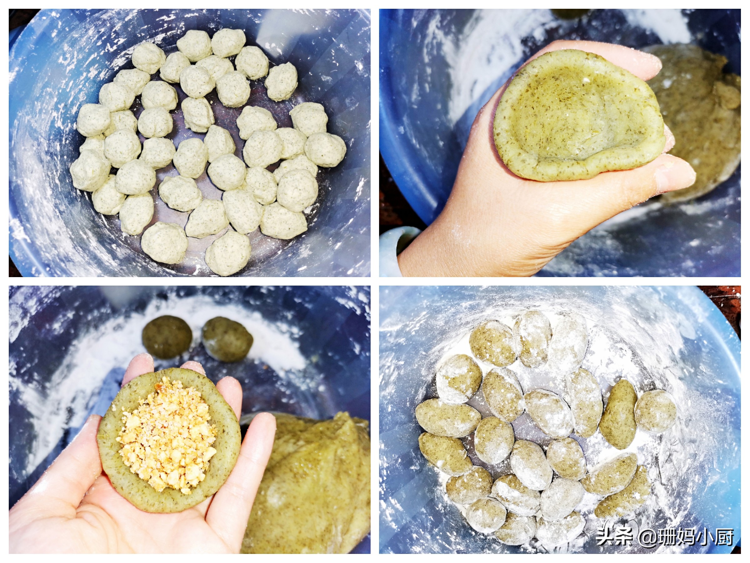 艾叶糍粑怎么做软糯好吃,艾叶糍粑做法怎么才不粘