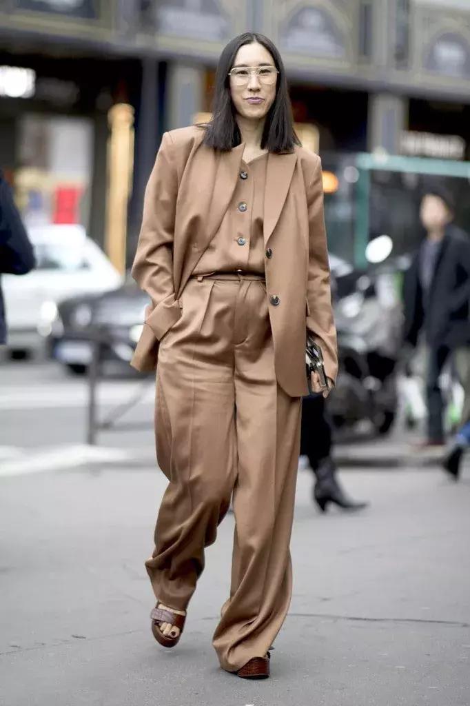 哪都瘦就腿粗,老爹裤小个子显腿瘦