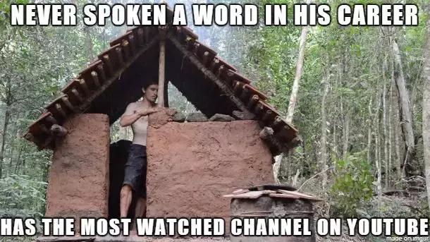 男版李子柒火了,李子柒做原始烤炉视频