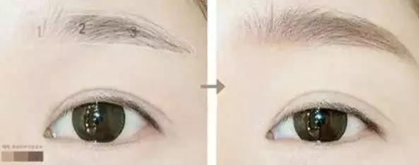 眉毛看起来很淡,眉毛淡但是看得见