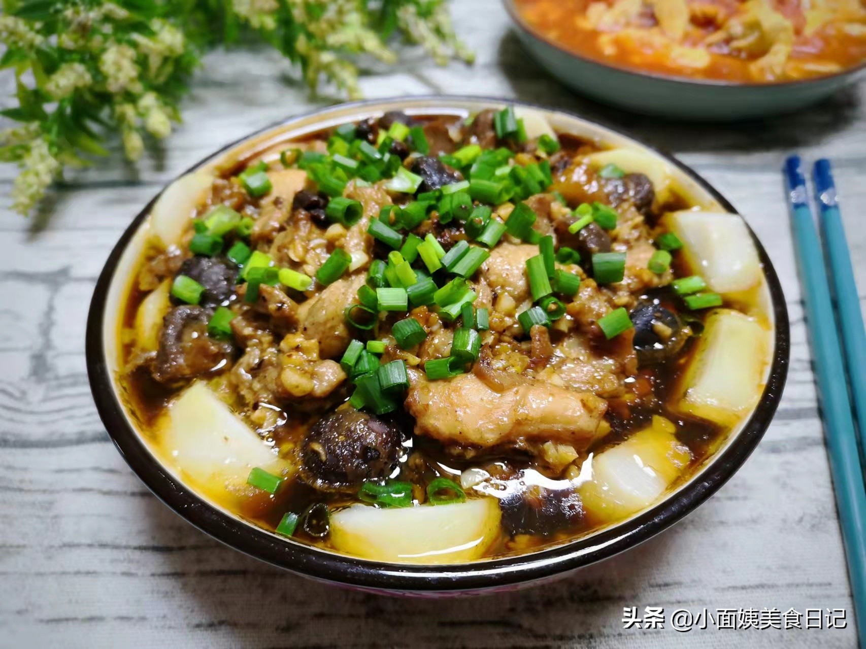 香芋豆豉蒸滑鸡,粉糯香浓超好吃的芋头蒸鸡