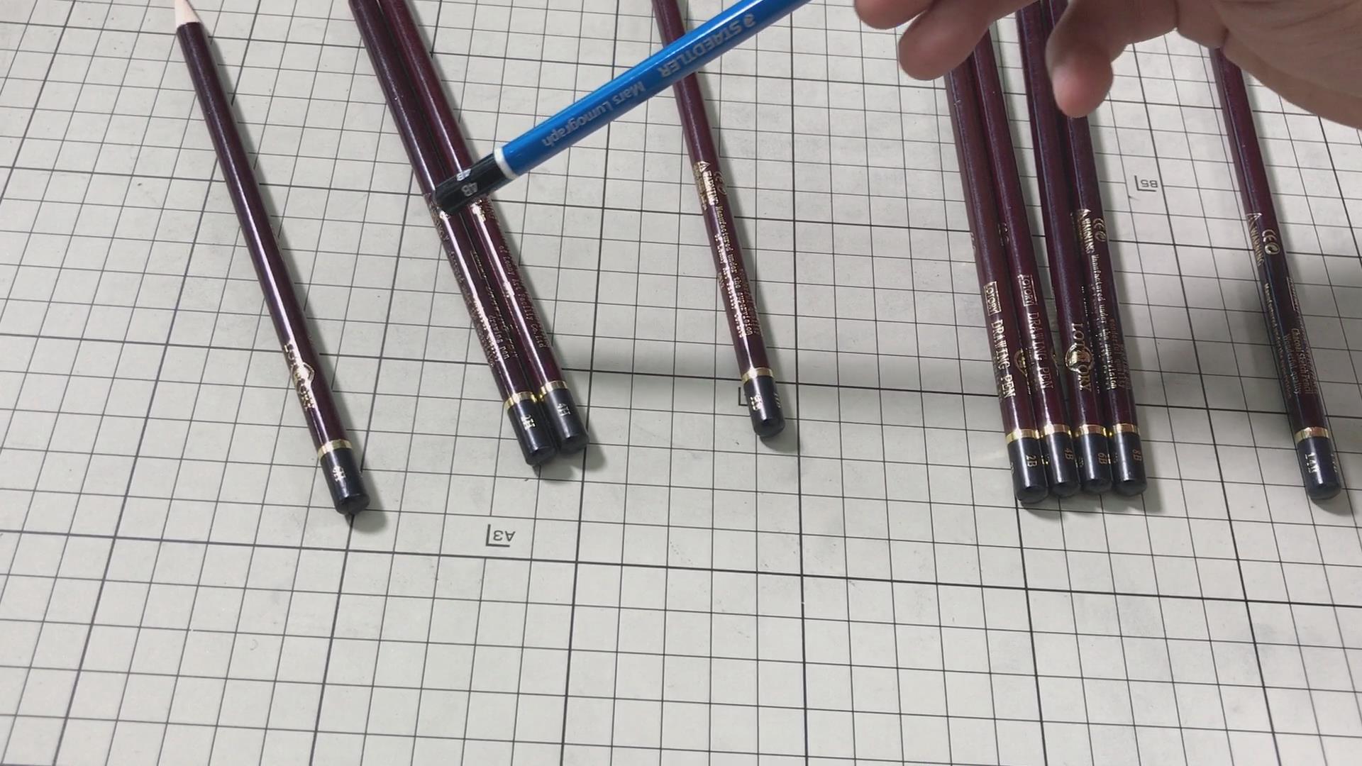 素描常用铅笔型号,哪种素描纸好用