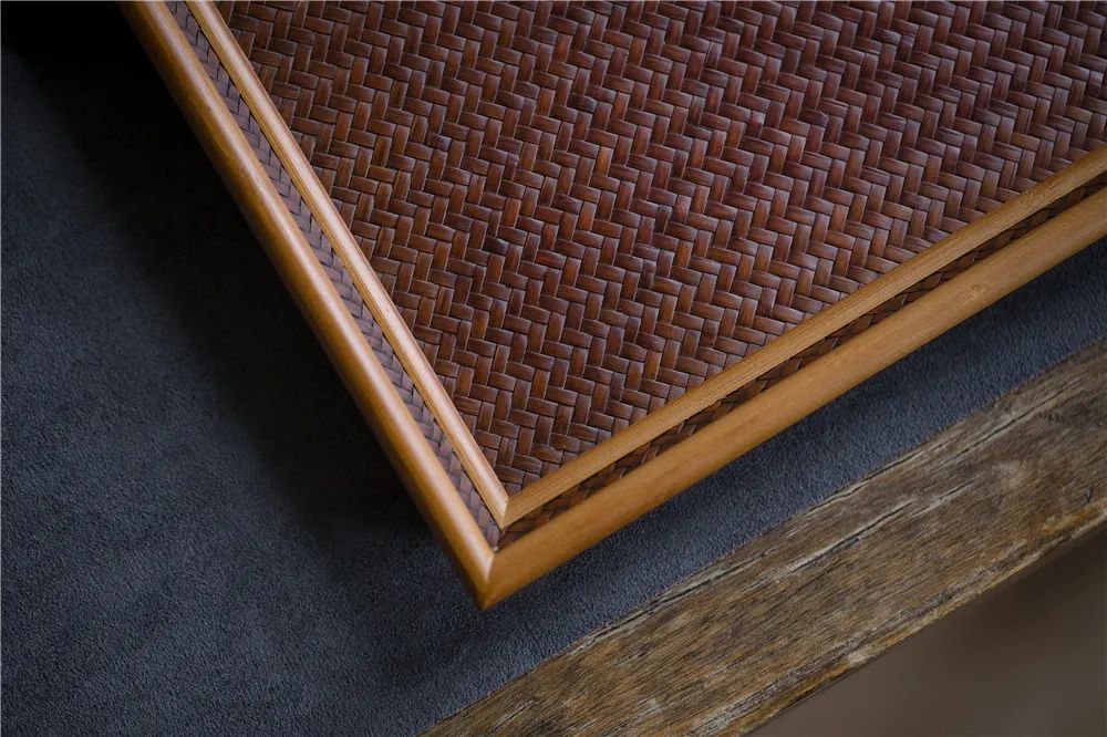 竹席面茶盘|山中清物，桌上风雅，茶与竹可以得兼