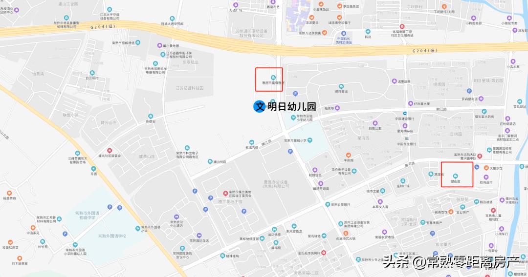 常熟小学学区分布图2021,2019常熟中学学区怎样划分