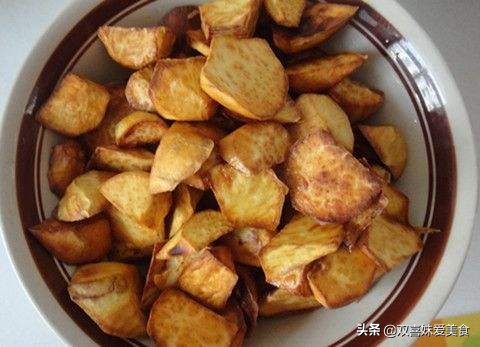 拔丝地瓜怎么做好吃不用油,拔丝地瓜又香又酥又脆