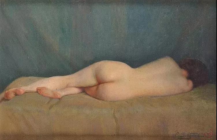 法国画家查尔斯兰德尔戴安娜画像,法国画家笔下的美人美醉了