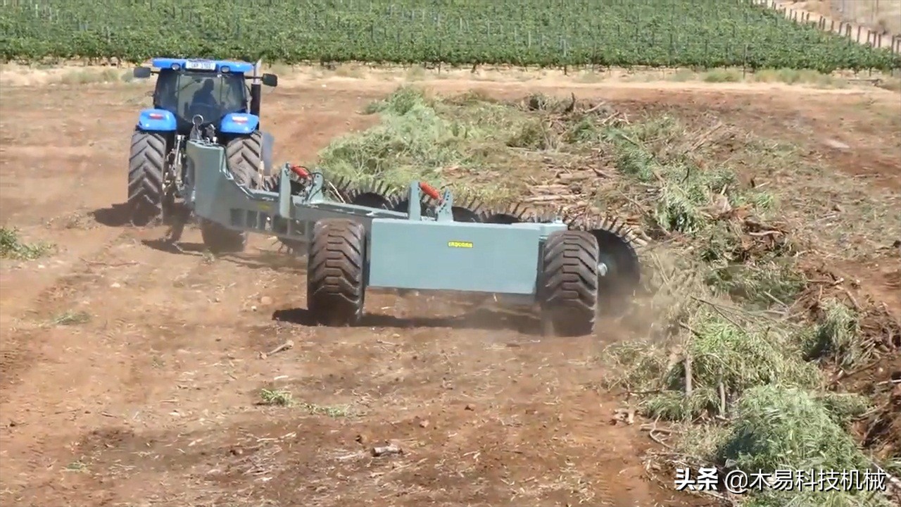 发明树桩拉拔机视频,德国最牛逼的树桩拉拔机