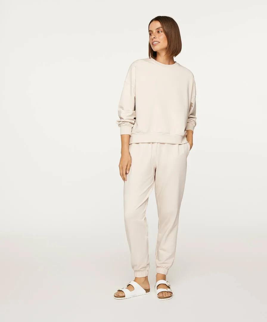 秋慢跑裤,侧条纹慢跑裤