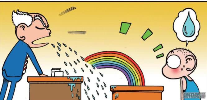 新出的呆头爆笑校园漫画,呆头期末搞笑漫画