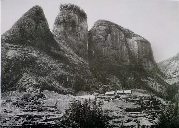 100年前中国风景建筑老照片,两亿多年前的景观