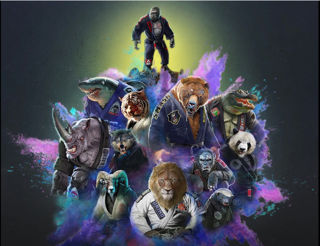 会巴西柔术的动物有多酷？让GroundShark（陆地鲨）告诉你