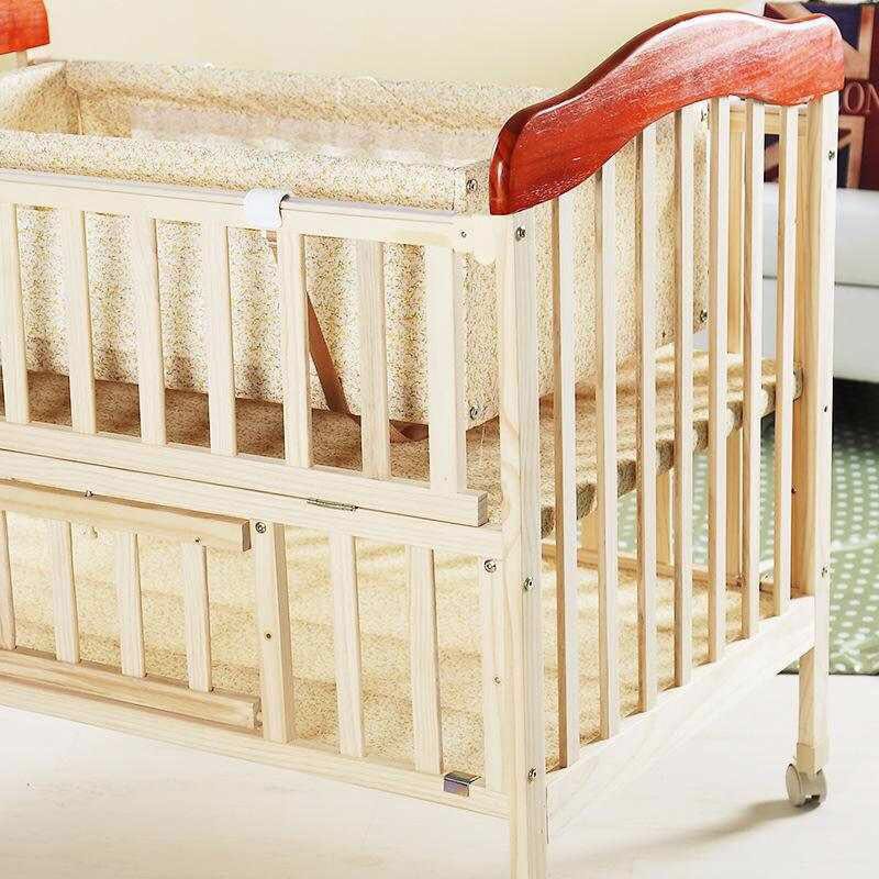 婴儿床材质塑料,全实木材质婴儿床