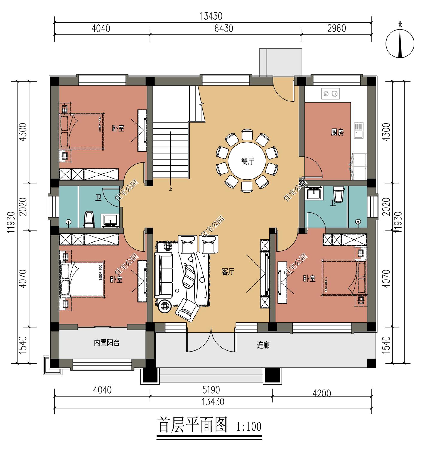 回农村建三栋中式别墅高端有气势,回农村建别墅现代风格