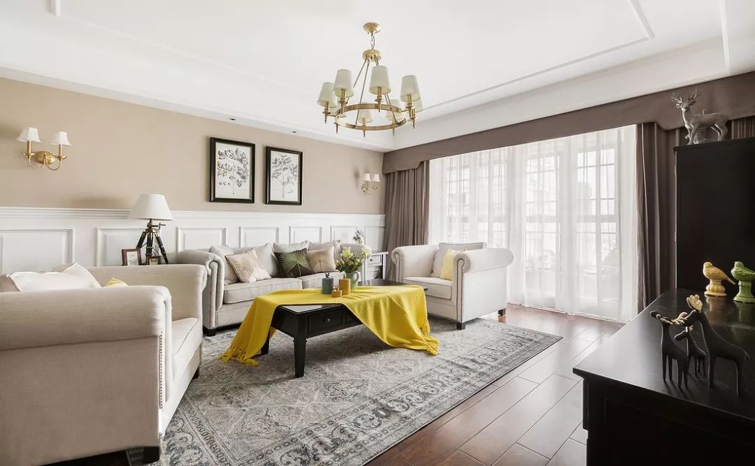 美式轻奢衣帽间主卧敞开式效果图,开放式美式衣帽间效果图2015款