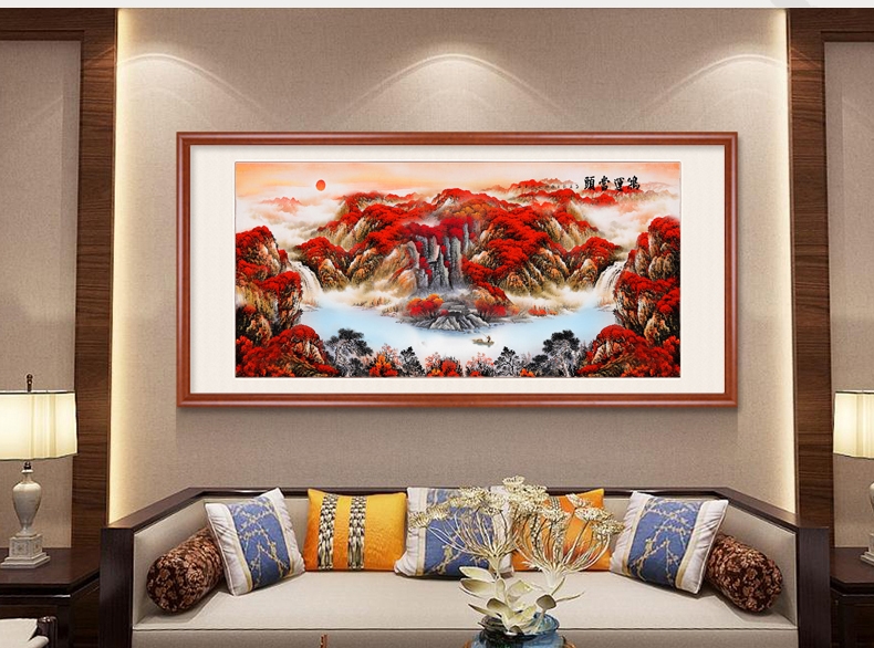 客厅挂十字绣的风水讲究,放在客厅的十字绣风水有哪些讲究