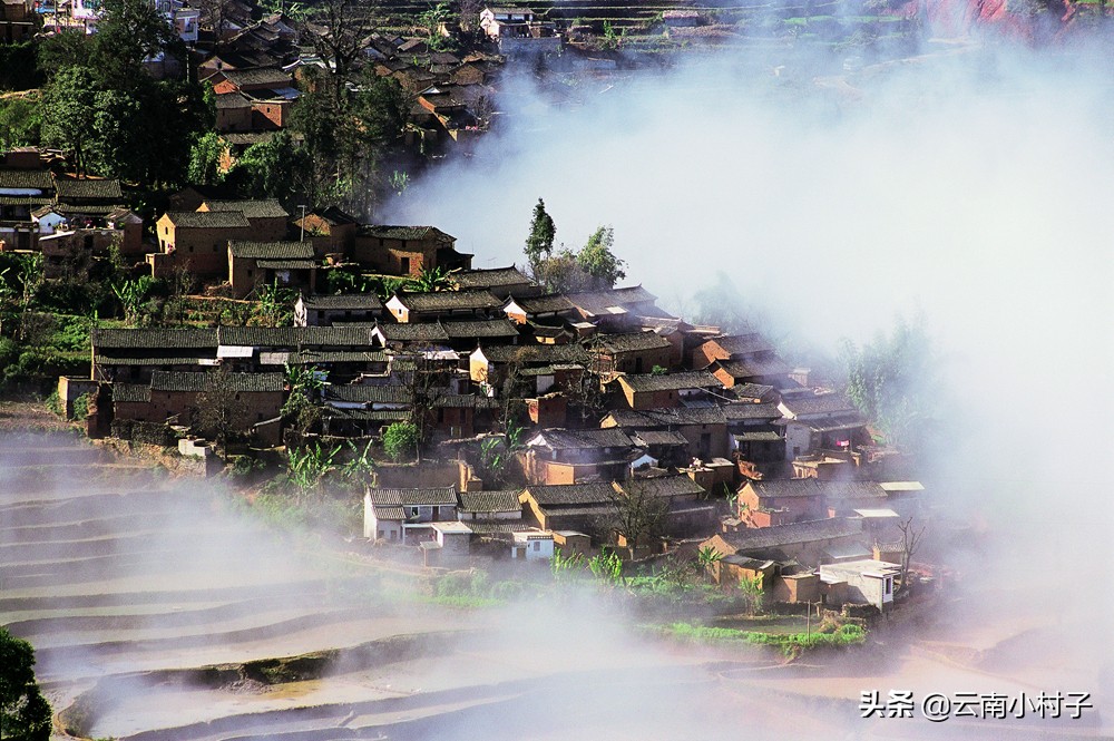 红河州最美哈尼族村寨,红河哈尼族千年梯田