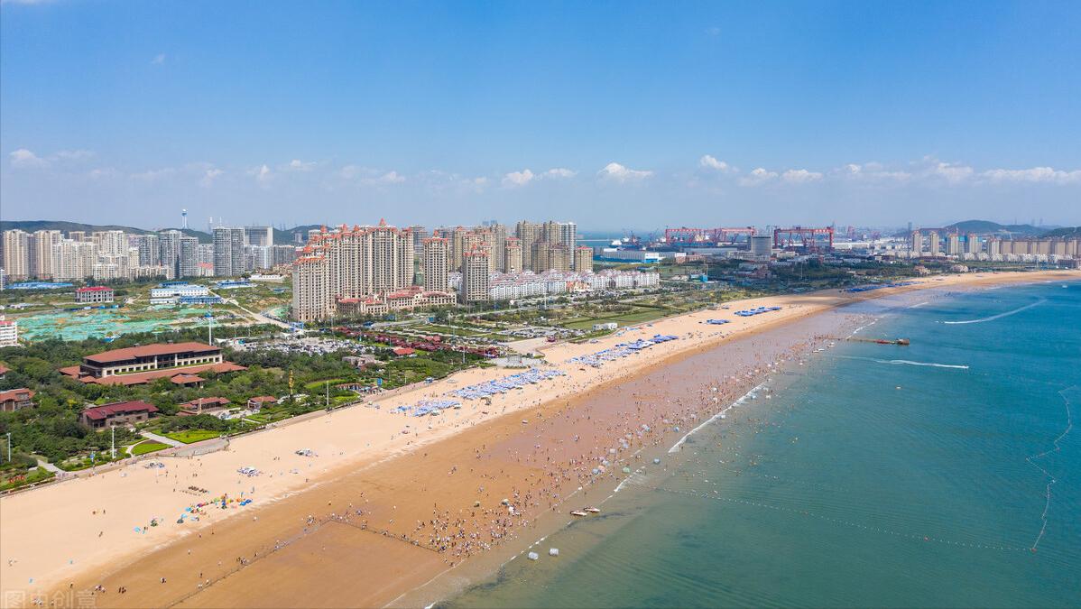 美丽海滨城市青岛,青岛旅行金沙滩