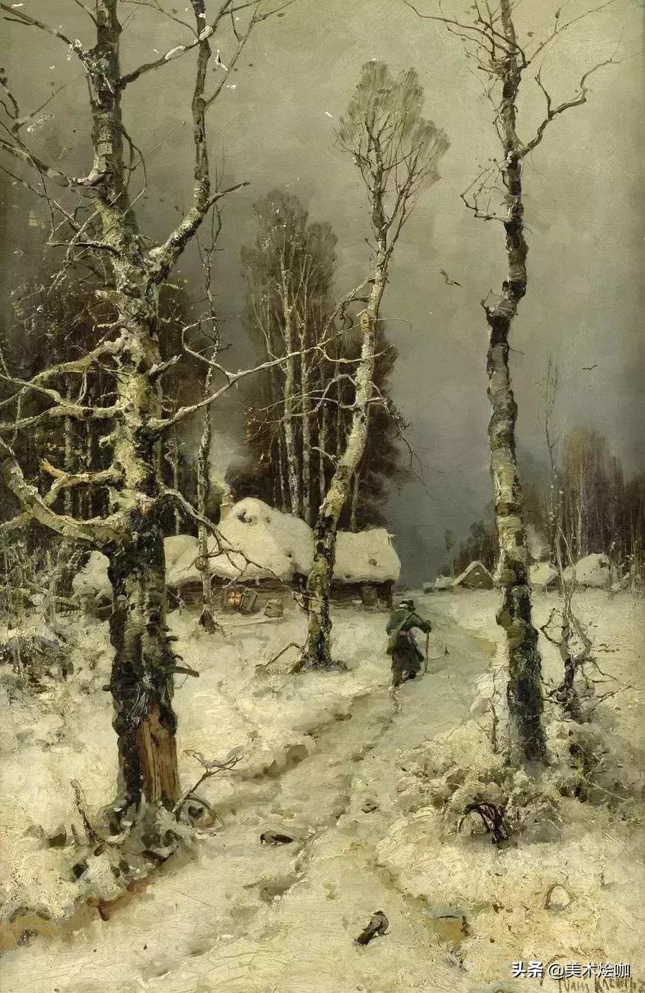 俄罗斯画家的风景油画,俄罗斯画家的油画艺术美到极致