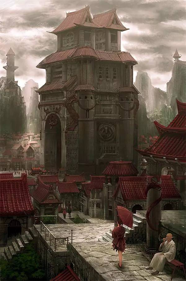 一组非常有意境的动画场景