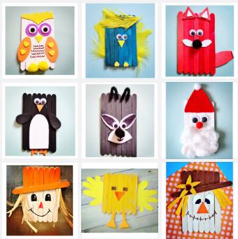 冰棒棍手工制作幼儿园简单小人,废物雪糕棍手工制作幼儿园