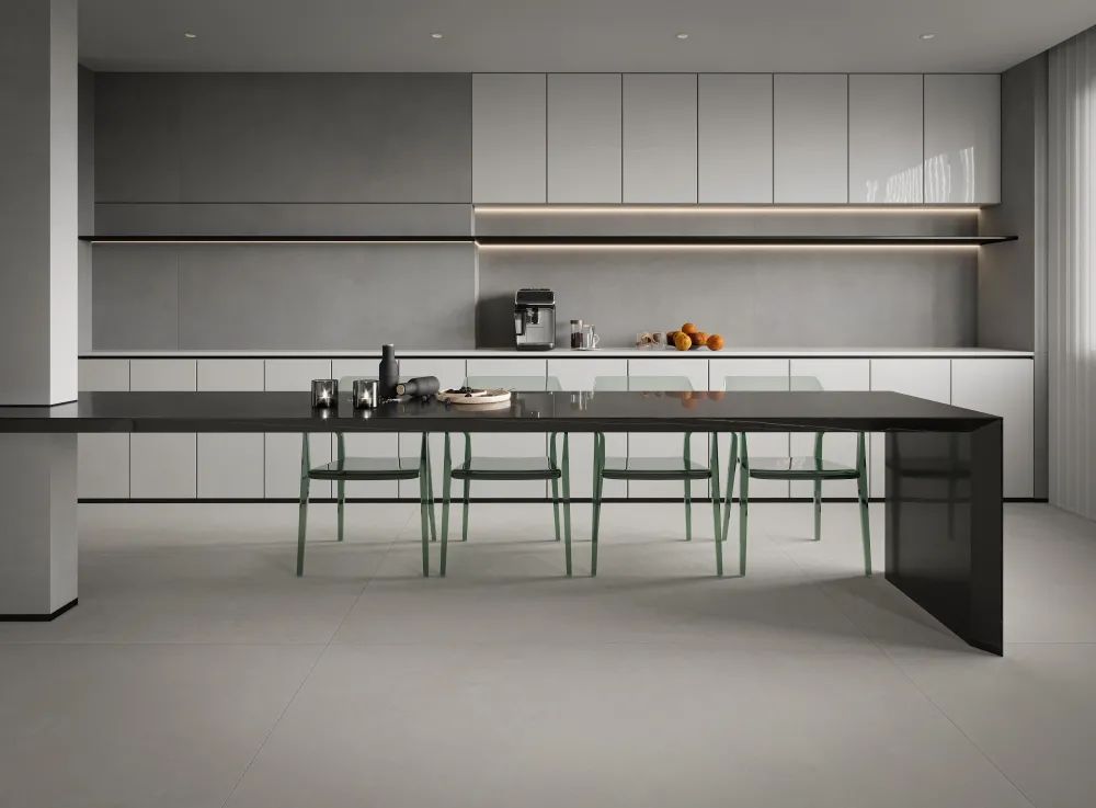 对话顾中飞：“5度微光”质感岩板，能否成为简舍版“金花米黄”