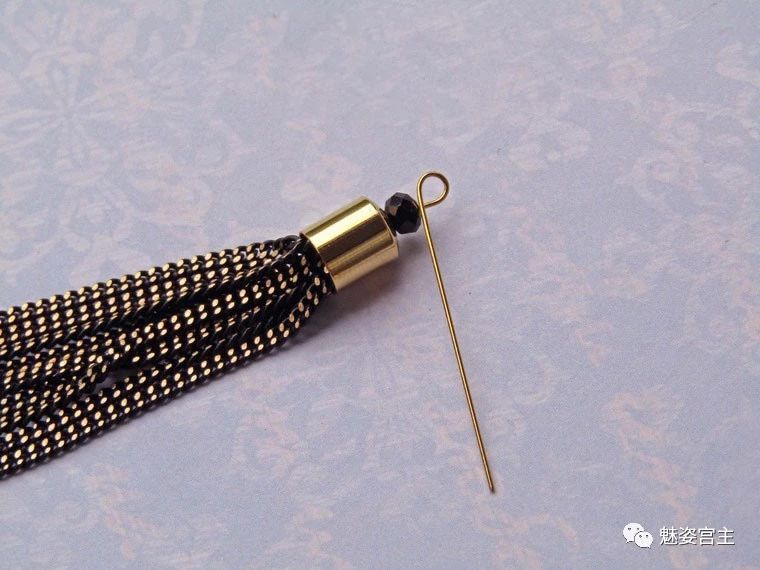 珠宝店的真丝流苏耳环，3步教你轻松完成