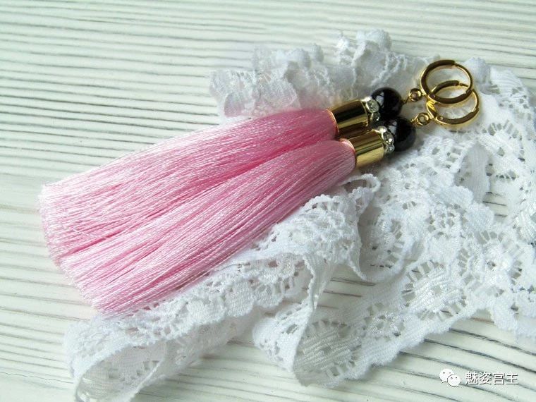 珍珠流苏耳环制作教程,流苏耳环做法教学视频