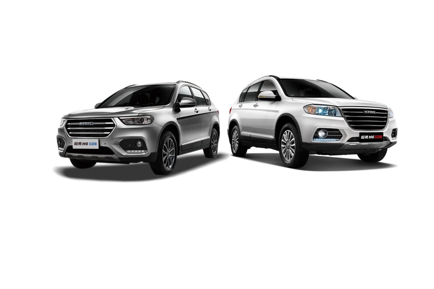 家庭必备神车哈弗h6运动版智联型,全新19款哈弗h6豪华智联版