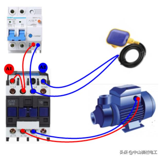 浮球开关用220v控制水泵安全吗,浮球开关控制水泵接线方法电路图