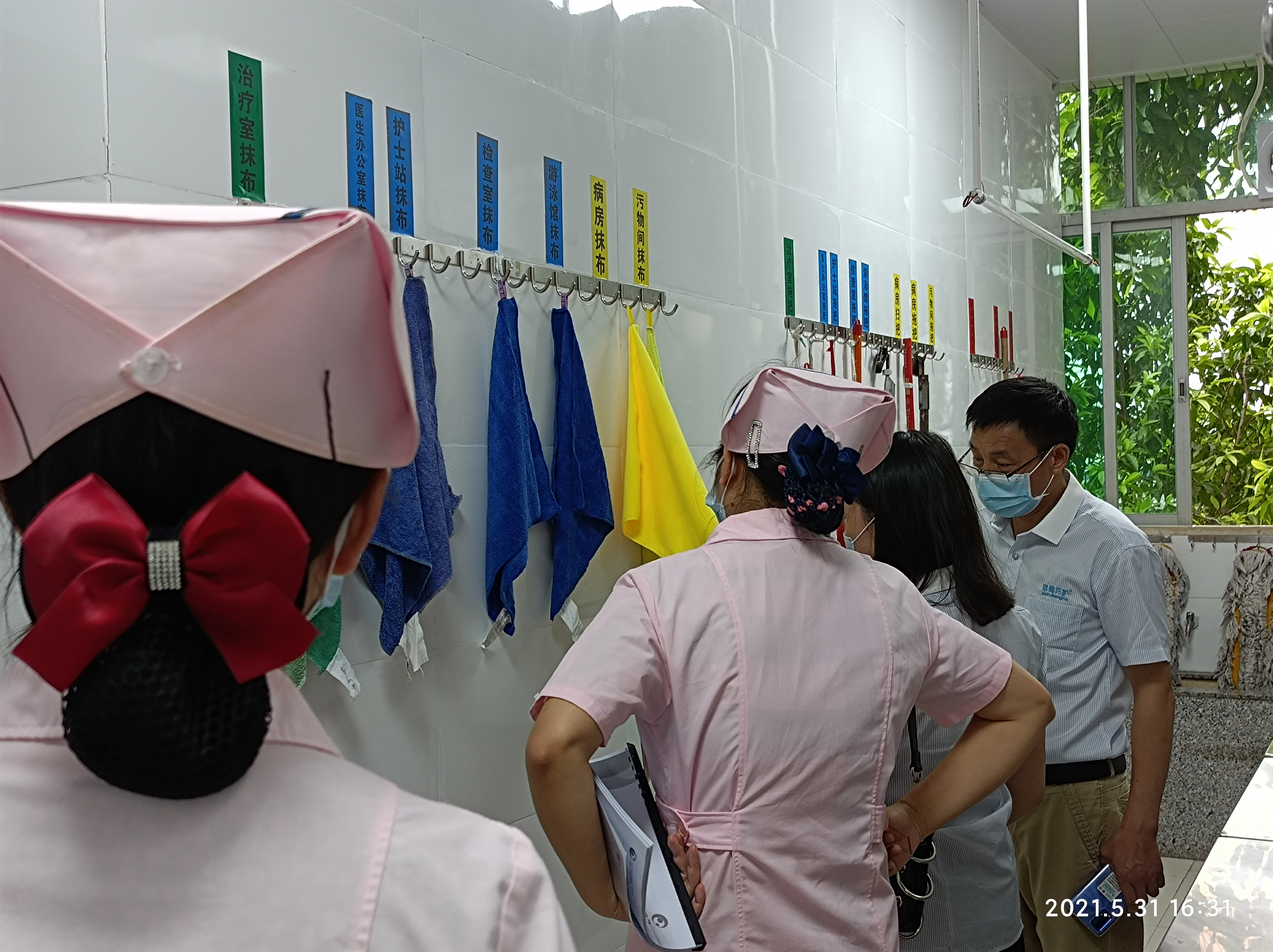 广州市花都区妇幼保健院（胡忠医院）进行6S精益管理现场指导