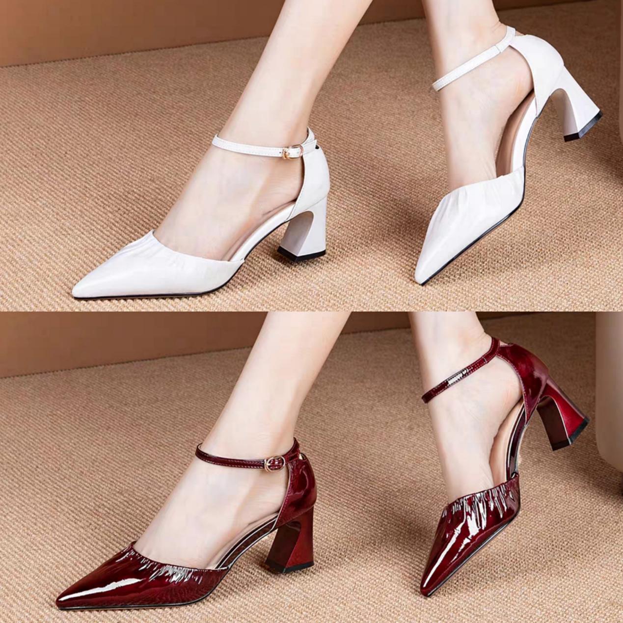 什么样的粗跟高跟鞋穿着舒服秋冬,今年流行的粗跟高跟鞋秋冬款